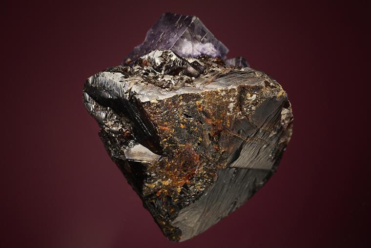 FLUORITE on SPHALERITE